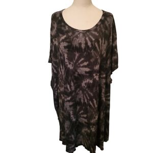 Livi Plus Tie Die Tunic Tee sz 34/36